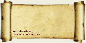 Dina Bebić vizit kartica